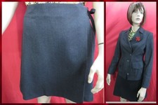 Tara Jarmon Jupe Grey Virgin Wool skirt  Size 38 & BiBa grey jacket UK 8