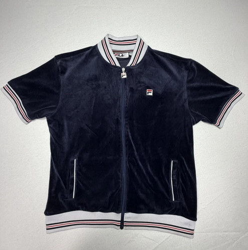 Fila velour track jacket - track,