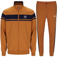 Sergio Tacchini Tracksuit Mens Damarindo Track Jacket & Bottoms Pumpkin / Blue