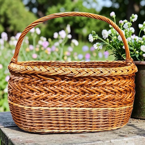 Vintage english rattan - vintage, wicker