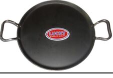 Cast Iron Dosa Tawa Crepe Pancake Pan Griddle Pizza Maker Chapati Roti Handle