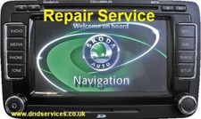Skoda Columbus System Faulty Start Boot Up Splash Screen Repair Service 