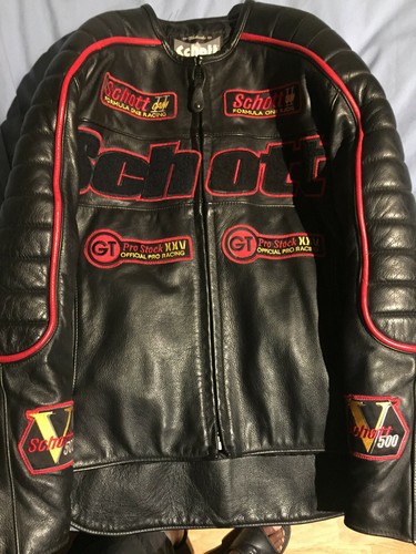 Schott mens leather - leather, biker