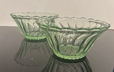 Bagley Glass Carnival Green