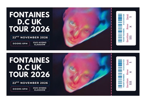 Fontaines tour 2026 - fontaines,