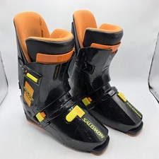 Vintage Salomon Equipe Junior Ski Boots Size 320-25 Orange Black