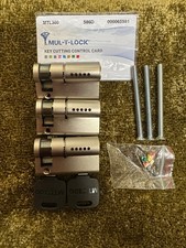 3x Mul-T-Lock MTL300 Half Euro
