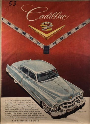 1953 vintage cadillac - 1953,