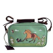 RADLEY Handbag Green Leather