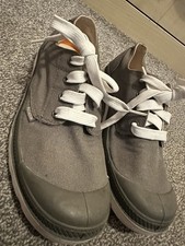 Palladium Blanc Oxford Shoes Unisex UK 7 Grey