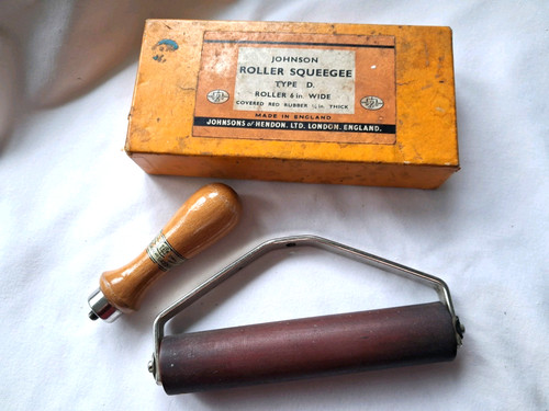 Vintage johnson ink roller - johnson,