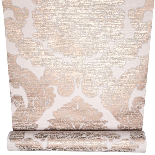 Floral damask textured - damask,