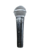 Vintage Shure SM58 USA Unidirectional Dynamic Dual Impedance Microphone - Black