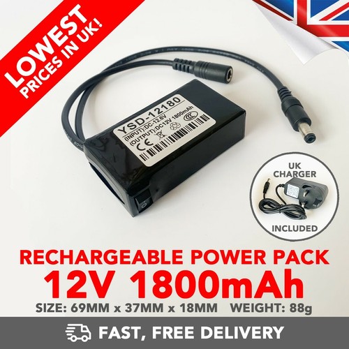 12v power bank 1800mah - 12v,
