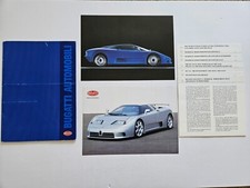 BUGATTI EB110 GT SUPERSPORT SALES BROCHURE PACK 1994