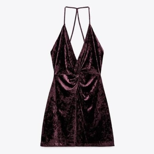 Zara velvet mini - zara,