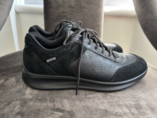 Ecco black leather and suede - ecco,