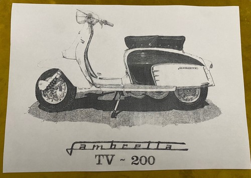 Lambretta 200 ink - 200, a4