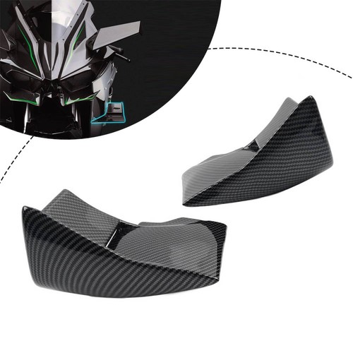 Carbon fiber lower winglets - fiber,
