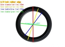 1pcs 6.5"inch Speaker surround