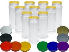 Plastic Storage Jars 2.5L Large Sweet Jar Food Cereal Craft Garage Candy 2585ml