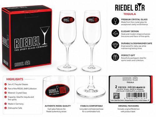 Riedel byr tequila glasses set - riedel,