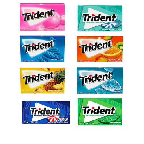 Trident sugar free - free, gum