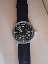 FORTIS Flieger Classic 595.10.46 Men’s 40mm Black Dial Automatic Watch Used...