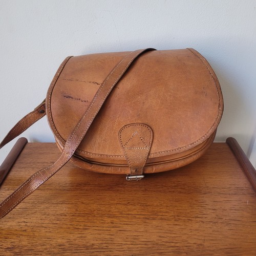 Vintage leather shotgun - vintage,