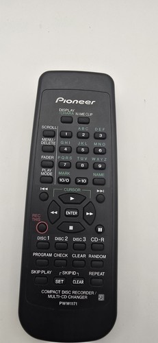 Pioneer remote control pww1171 - pioneer,