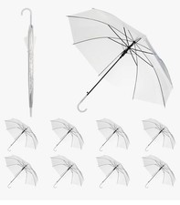 Wedding Clear Umbrellas 10 Pcs