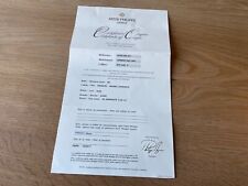 Patek Philippe Certificate Of