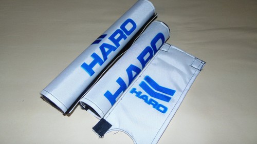 Haro bmx bike white - bike, blue