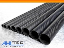Carbon pipe Ø 30 mm / visual carbon CFRP carbon fiber tube 3K body / length selectable