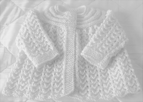 Beautiful hand knitted matinee - beautiful,