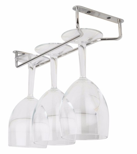 Chrome glass hanger - glass,