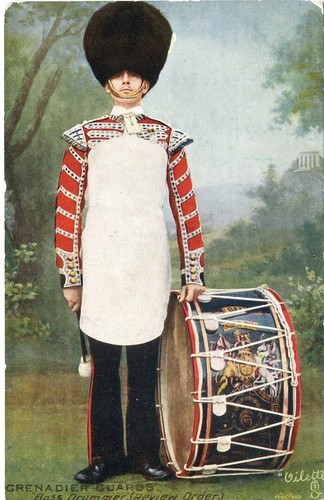 Grenadier guards bass drum - grenadier,