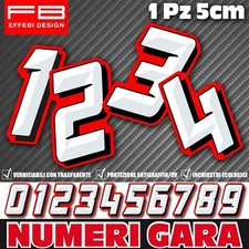 Stickers Stickers RACE NUMBER Motorcycle Honda Yamaha Car Scooter Quad CIV SBK