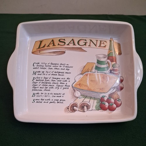 Lasagne dish rayware - dish,