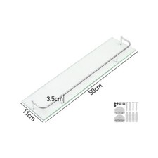 Glass Bathroom Shower Shelf