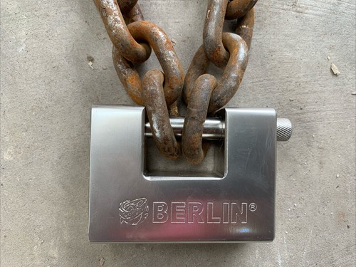 Old rusty chain inches - old, 36