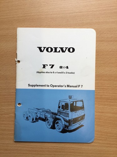 Volvo 8x4 supplement - volvo, f7