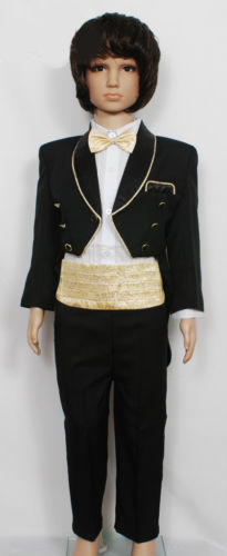 Boys black tuxedo dinner - boys,