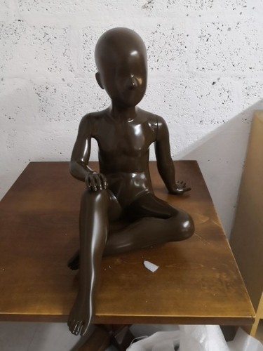 Child sitting mannequin - child,