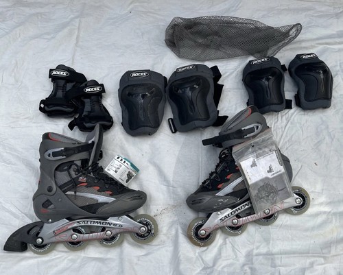 Salomon rollerblades and pads - rollerblades,
