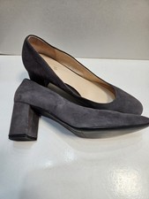 Hogl charcoal grey suede soft leather court shoes, size 7, used little.