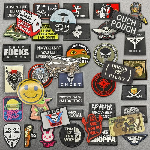 Morale patch hook - patch, and