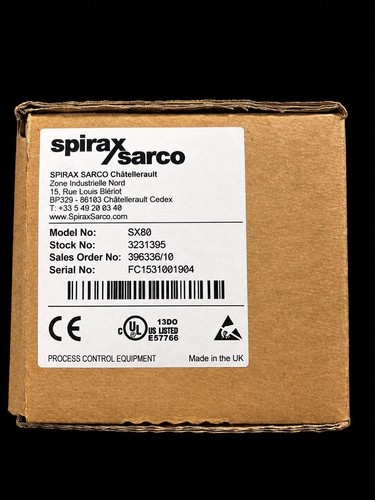Spirax sarco sx80 controller - spirax,
