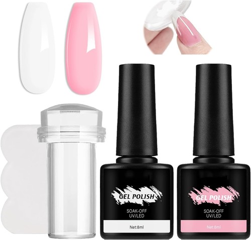 French manicure nail - french, polish