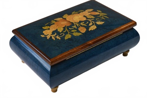 Vintage inlayed italian blue - italian,